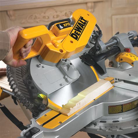 12 double bevel miter saw|dewalt miter saw with stand.